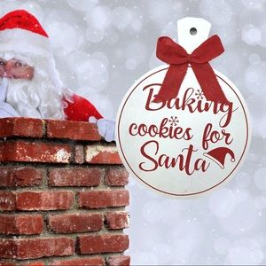 “Baking Cookies for Santa” Wall Art